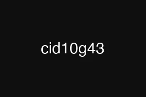 cid10g43