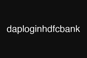 daploginhdfcbank