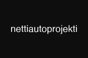 nettiautoprojekti