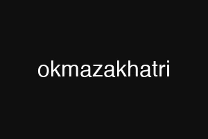 okmazakhatri