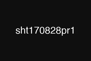 sht170828pr1