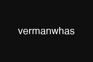 vermanwhas